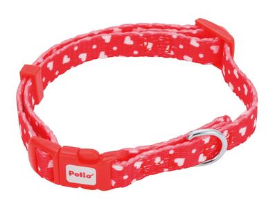 Petio Collar ARFashion Heart Dot Collar Red for Ultra Small Dogs SS Size