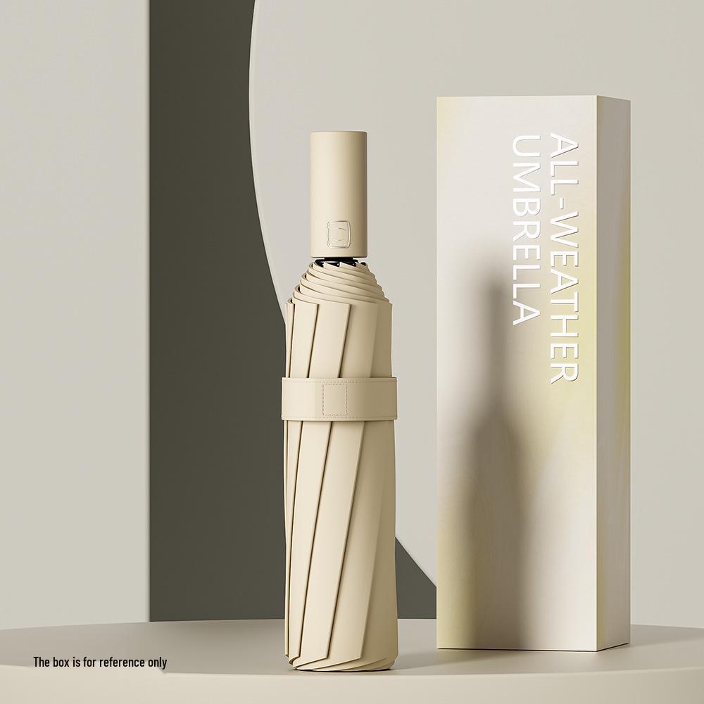 Regen Genießen Automatischer 108-Speichen Extra Großer Herrenschirm mit Sonnenschutz und Optionen für individuelles Logo