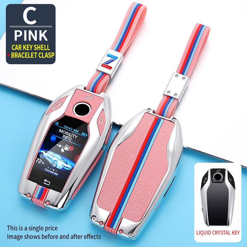 Compatible Key Case for BMW 7 Series 730li/740, 5 Series 535LE, 6 Series GT, X3/X5/X7