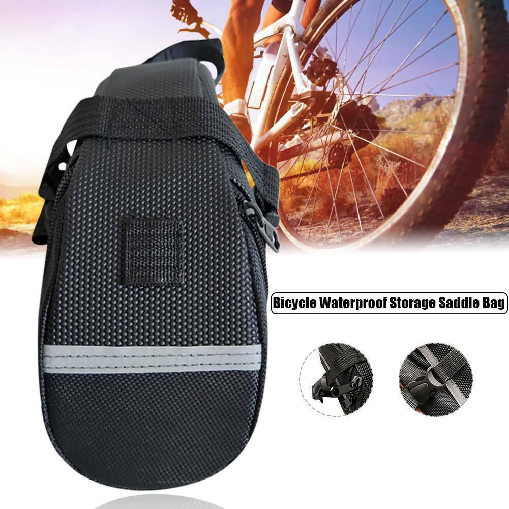 Bicycle Waterproof Storage Saddle Bag Bike Seat Cycling Rear Pouch Outdoor Bag