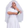Men's Bride Drag Queens Groom Party Funny Comedy Costume Outfit White