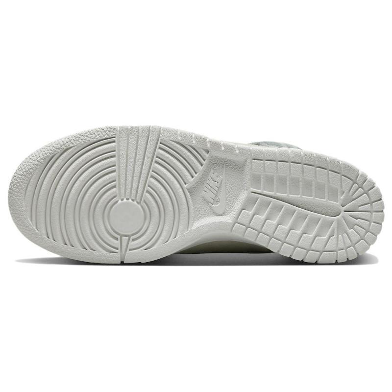 Nike Dunk High SE Tartan Plaid White Light Green GS Sneakers DV1724-100