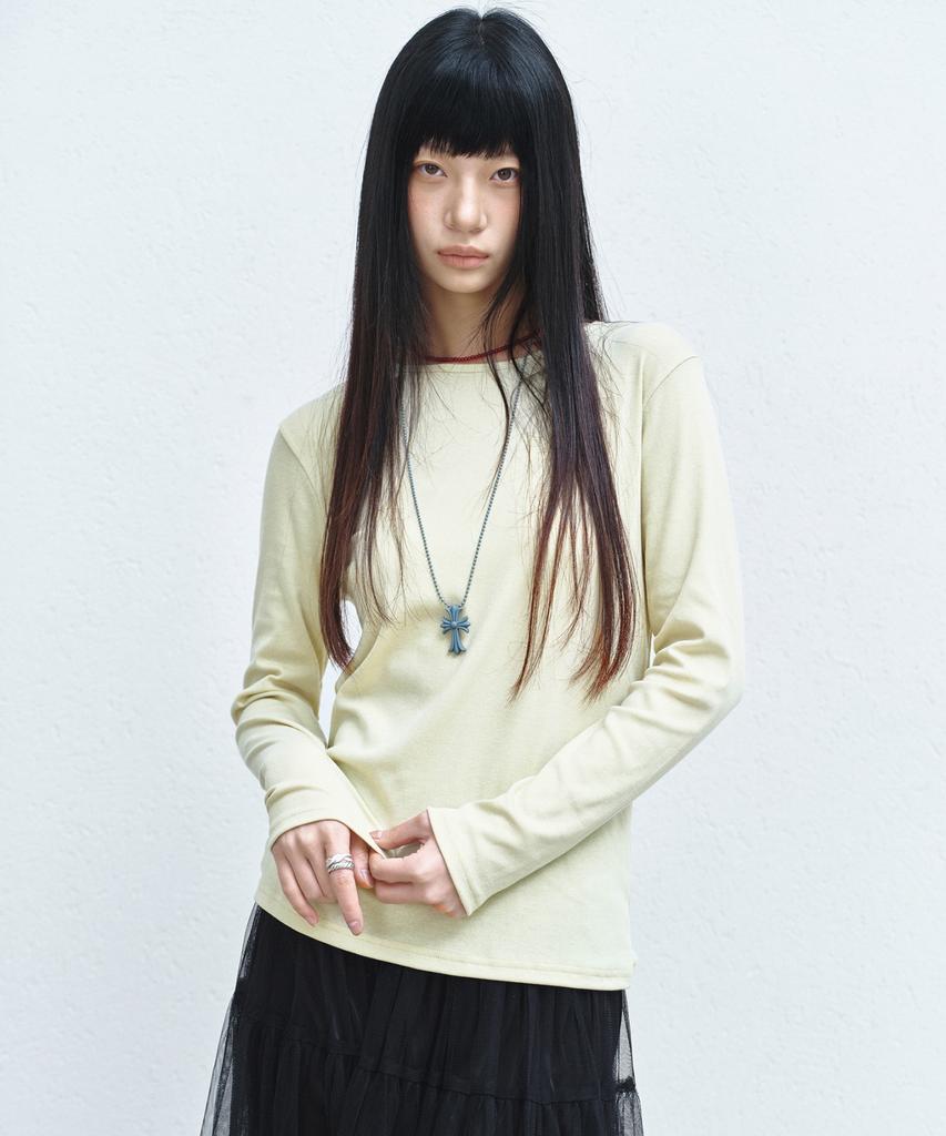 Nigaennikol [Essential] Essential Round Top_Lime