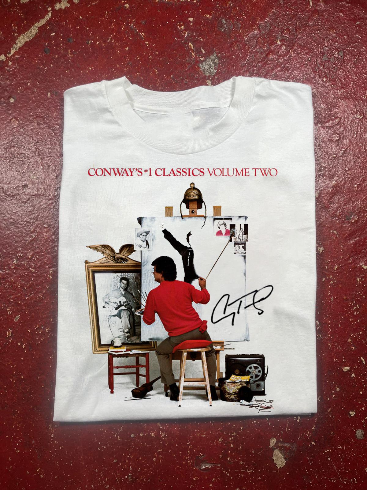 Rare Collection Conway Twitty Album Gift For Fan S to 5XL T-shirt TU369 XL