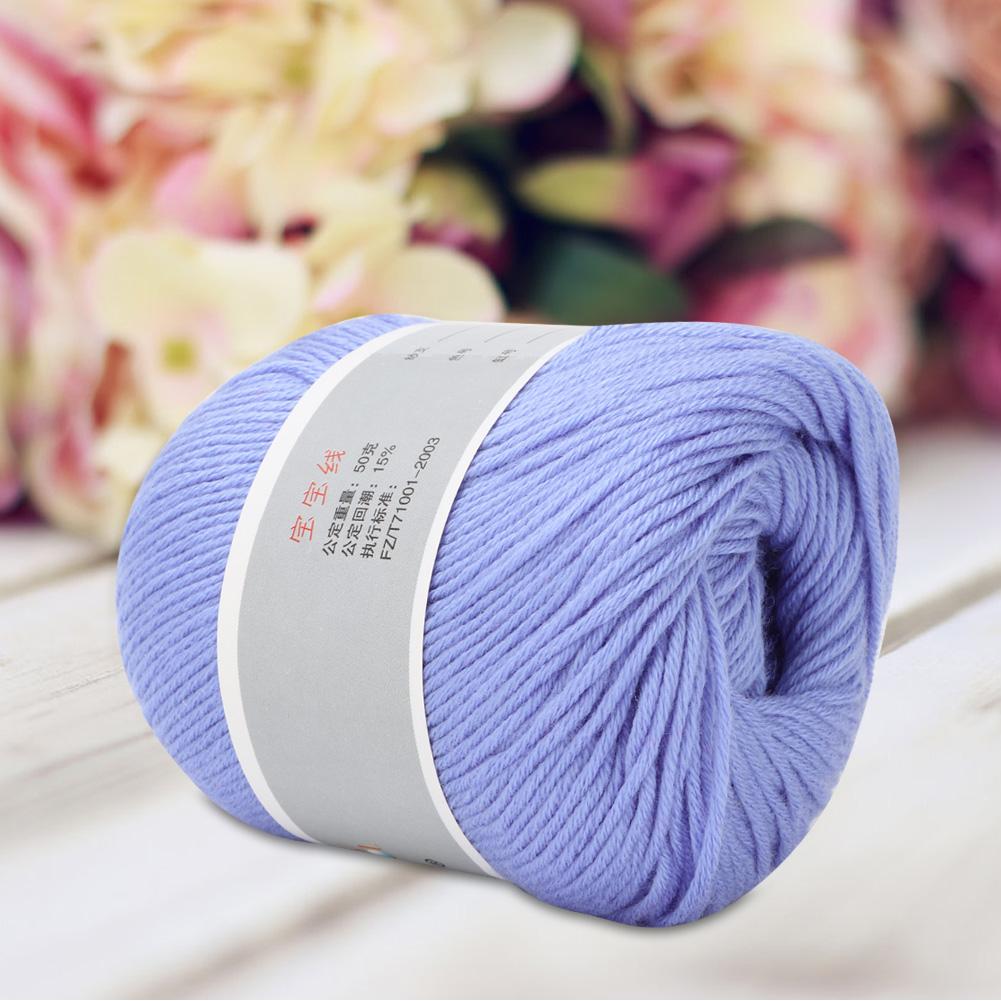 Popular Baby Milk Thread Thick Milk Cotton Line Manual Weaving(bluish Yellow)
