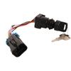 Boat Engine 87-897716K01 897716 8M0059686 3-Position Ignition Key Switch W/Harness for Mercury Marine Quicksilver Outboard Motor