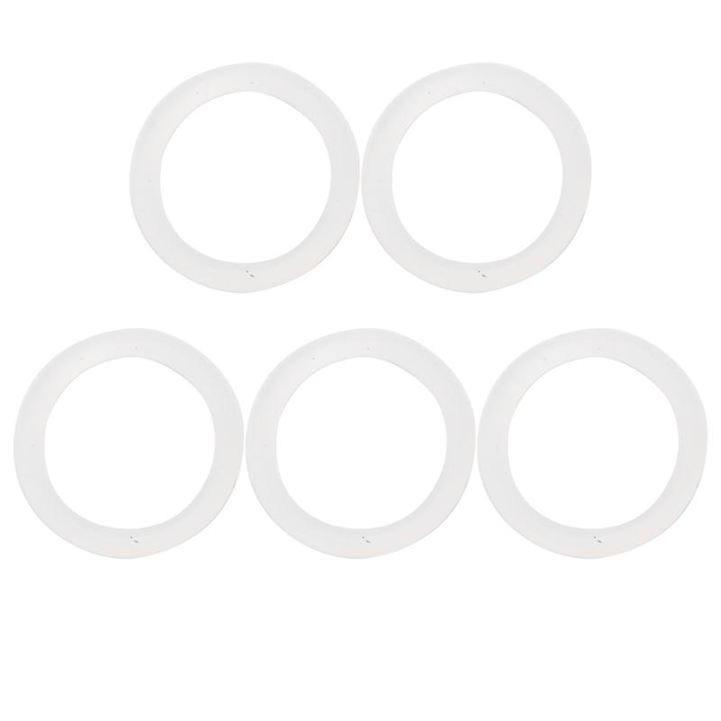 

5pcs O-Rings Silicone Baby Dummy Pacifier Chain Clips Adapter Holder for MAM прозорий