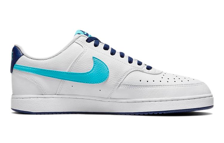 Nike Court Vision Low White Blue Void Turquoise DM1187-100