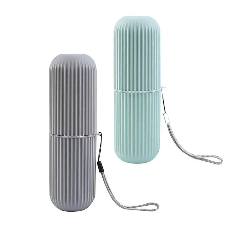 Travel Portable Toothbrush Cup Bathroom Toothpaste Holder Storage Case Box Organizer Travel Toiletries Storage Cup New Creative