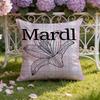 M-MardiS M-Mercredi Cushion Cover Home & Car Dual-Scene Pillow Cover: Reversible for Premium Comfort