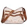 Crossbody bag retro fashion splicing simple shoulder bag