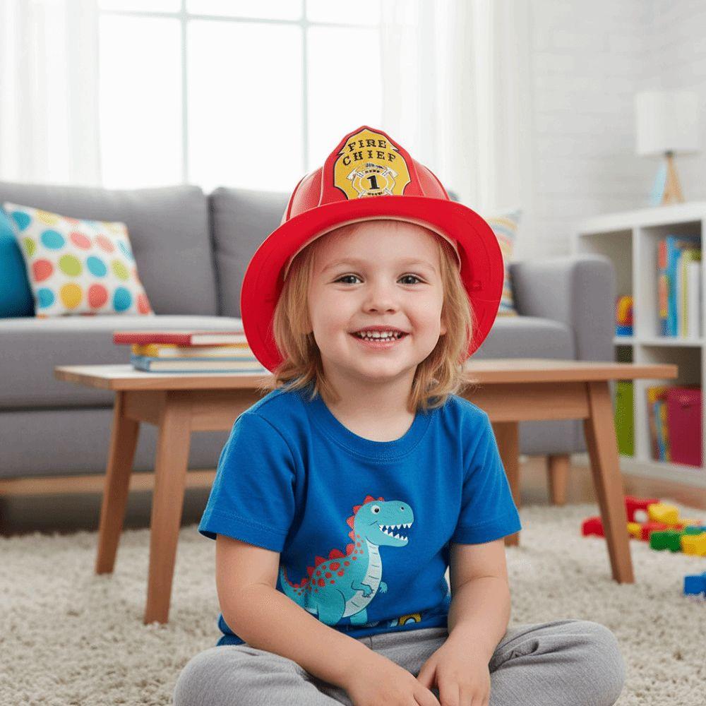 Adjustable Simulation Fireman Hat Fireman Hat Fireman Hat Toy Fireman Safety Helmet Kids Toys
