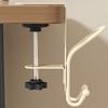 1/2Pcs Adjustable Desk Mount Hooks Backpack Hooks Strong Load-bearing Multipurpose Easy Installation Hanger Hooks