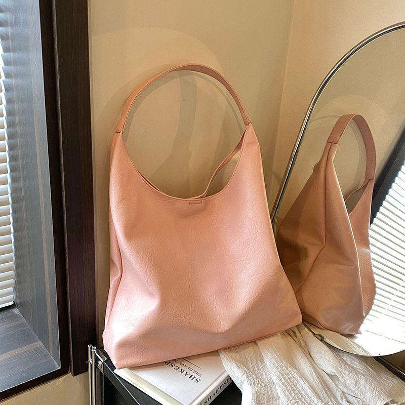 

Women s Preppy Style Maillard Loose Tote Bag Pink