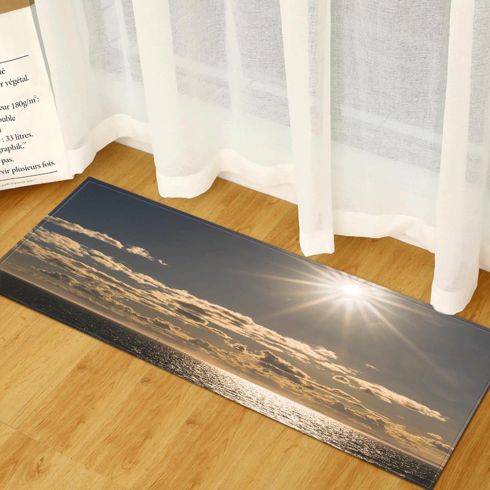 Scenic Sand Wardrobe Shoe Cabinet Long Floor Mat