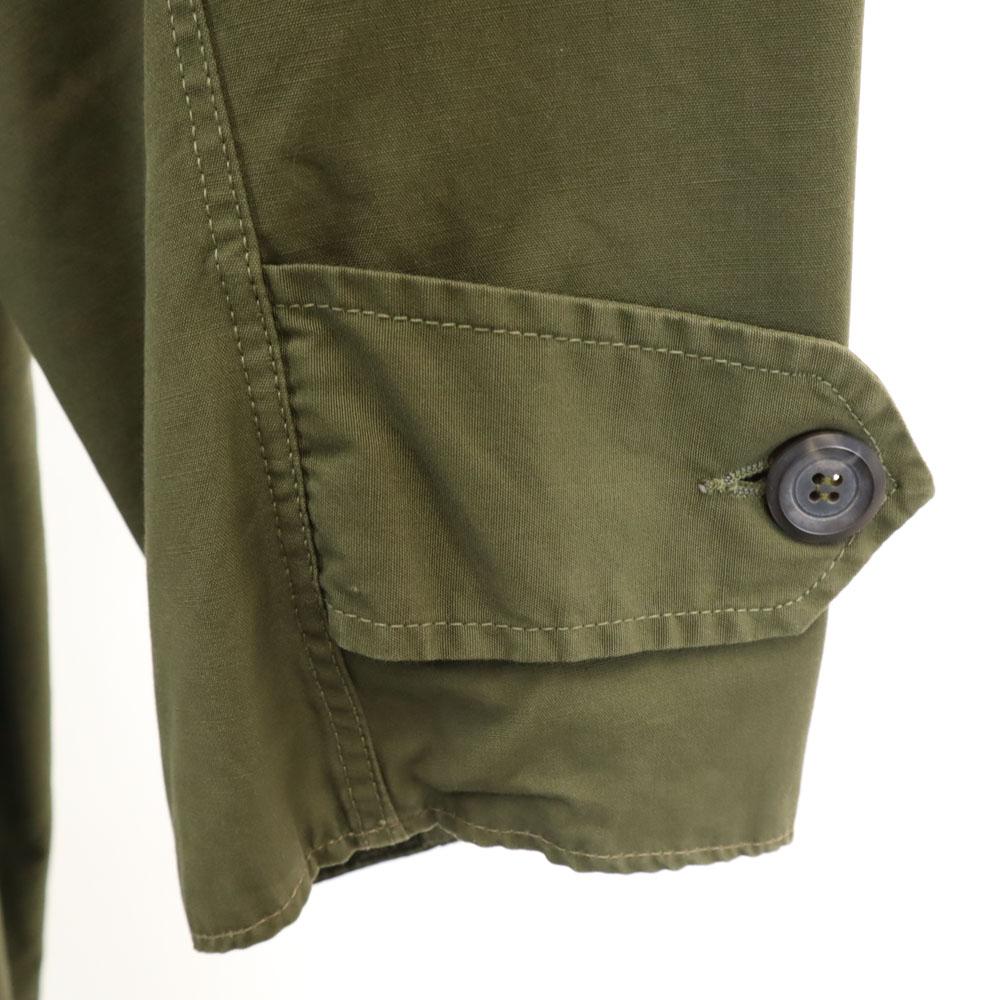 0000 Long Sleeve Military Coat Khaki Men's Used