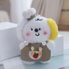 Small Plush Sweet Dog Keychain Cartoon Doll With Adorable Bib Designs Gifts For