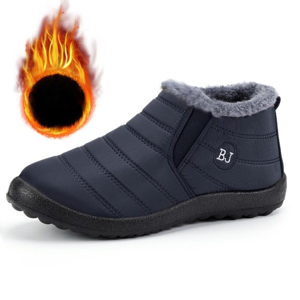 Men's and Women's, Waterproof, Cotton Boots, Umbrella Cloth, Snow Boots, Warm, Low Cut, Thick Cotton Shoes, Lightweight, Women's Boots