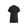 Adidas Solid Color Quick-Dry Breathable Crew Neck Short Sleeve Raglan T-Shirt Women Tops Black DU1323