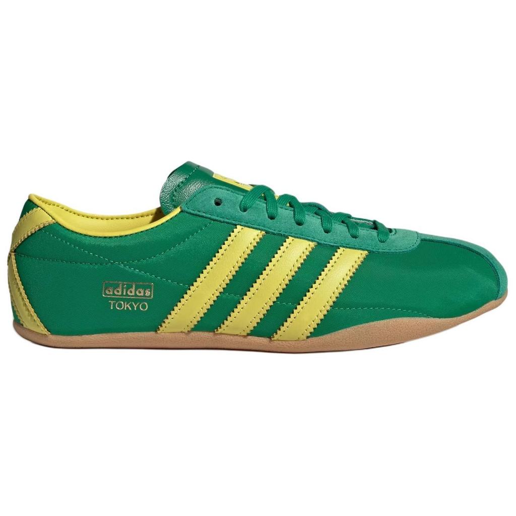 adidas Womens Tokyo 'Green Pure Sulfur' (women's sizes) Green / Pure Sulfur / Gold Metallic Casual Shoes JI3298