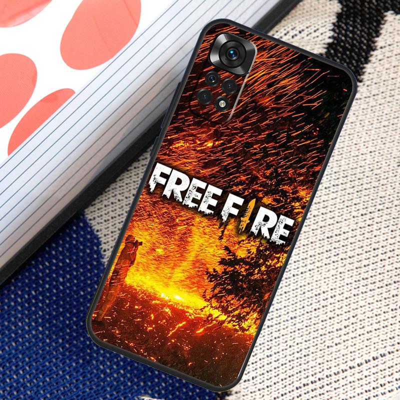 Husă de joc Free Fire pentru Xiaomi Redmi Note 12 8 9 10 11 Pro 9S 10S 11S 8T Redmi 10 12C 9C 10A 10C Coque