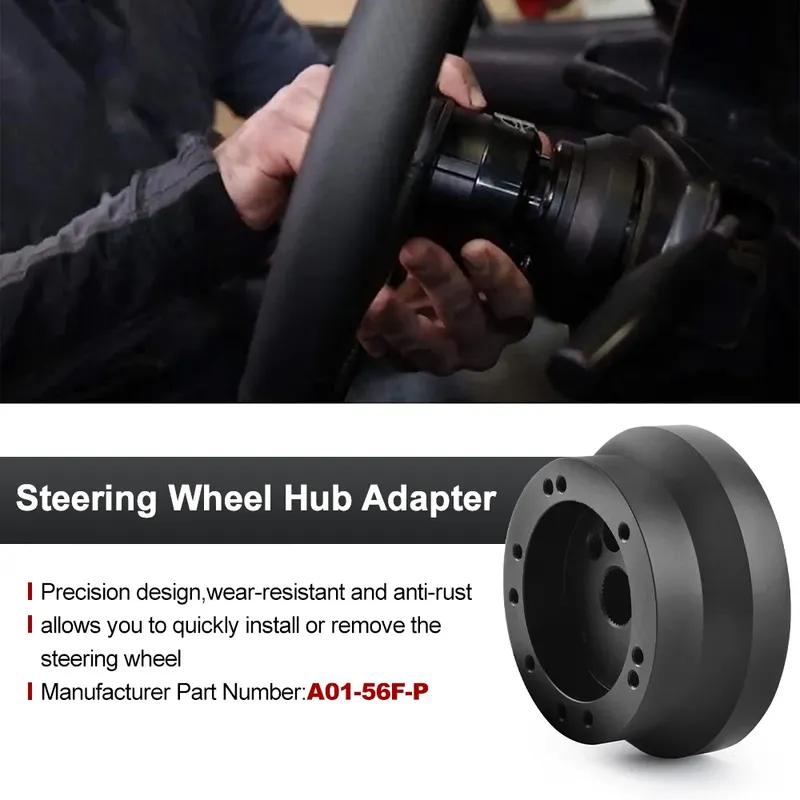 For GM Chevrolet Chevy Flaming River Ididit Jeep Cadillac Pontiac Steering Wheel Hub Adapter Patterns 5 & 6 Hole 70mm 2.75" PCD