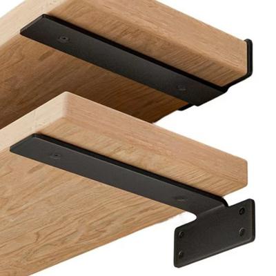 Lot de 2 supports muraux robustes, résistants à la rouille et à la corrosion, faciles à installer et dissimulés