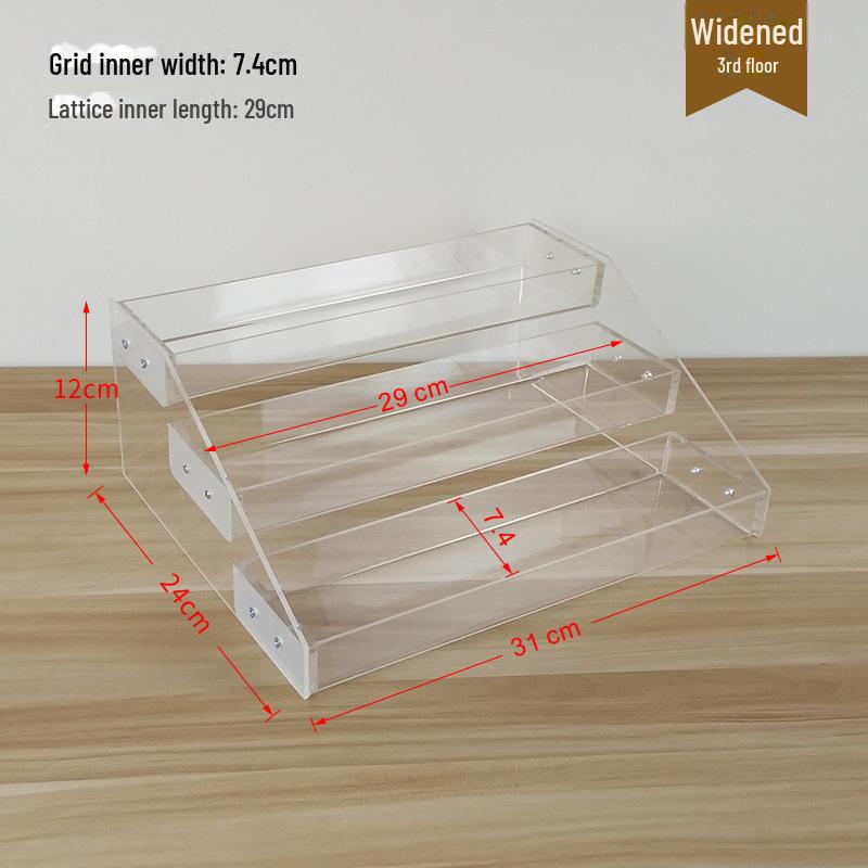 Acrylic Multi-Layer Display Stand for Desktop Storage: Phone Cases, CDs, Masks