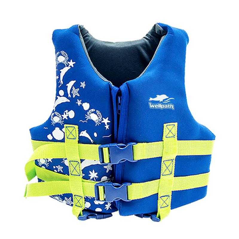 WellPath Kids' Inflatable Life Jacket & Swimsuit Combo