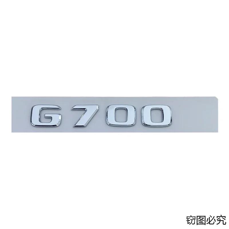 ABS Car Body Side Letters Badge Tail Trunk Sticker for Mercedes Benz G700 G800 G900 900 800 700 Emblem W210 W213 W204 W251 W111