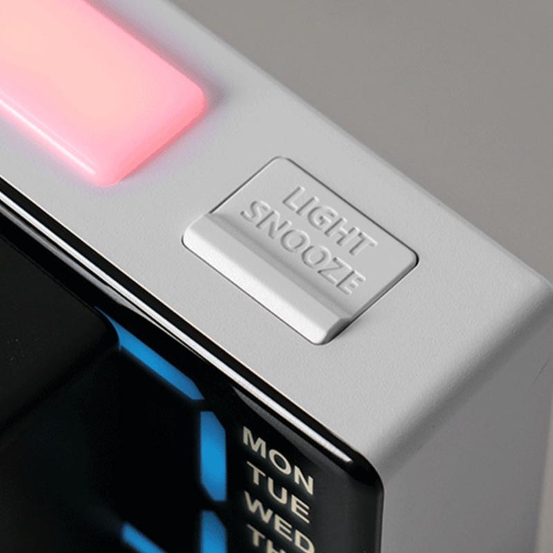 Digital Alarm Clock for Bedroom Desk Clock for Living Room Bedroom with Large Number,Dimmer,Loud Alarm Day of Week