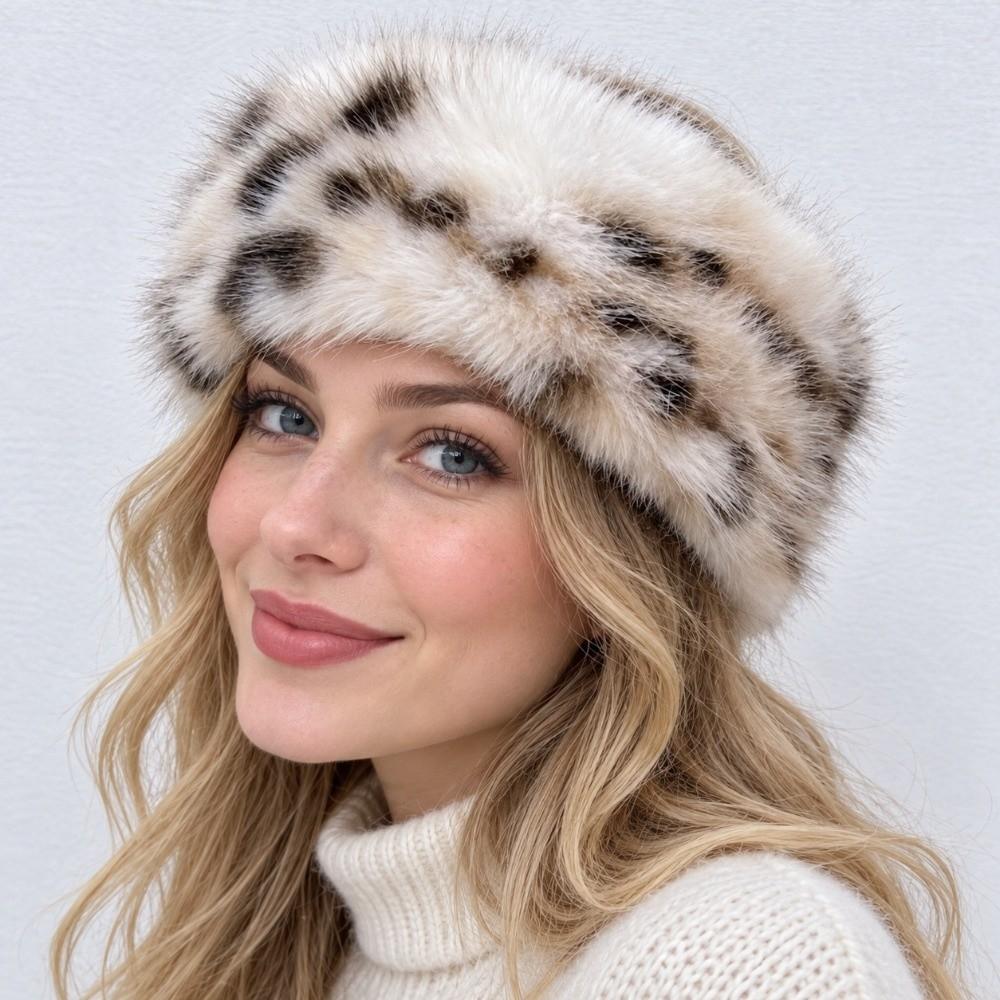 Imitation Fox Fur Furry Hairband Thick Fake Fur Hat Soft Keepwarm Headband Winter