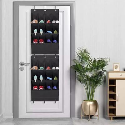 11/12 Fächer Wandmontierte Taschenaufbewahrung Hängebeutel Schuh Diverses Organizer Regal mit Schlafzimmer Badezimmer Tür Hinter Schrank Halter