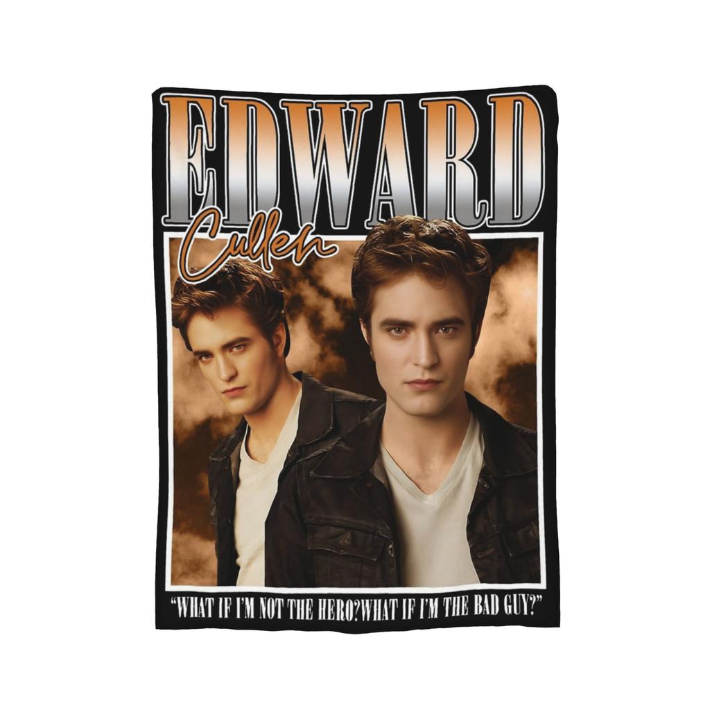 Twilight Blankets Flannel Printed  Portable Lightweight Thin Throw Blankets for Sofa Car Bedspread