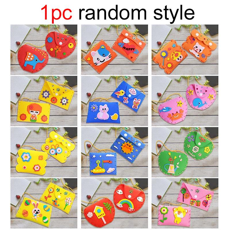 

1/5pcs Felt Wallet Handmade Material Package EVA Adhesive Creative Sewing Pasting Household Handicrafts DIY Production TMZ
