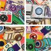 11 Pcs Cartoon Camera Iron On Patches Clothing Patches Colorful Repair Patches Embroidery Patches for Bag Decoration