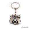 [ALOHAMONI] Metal Route 66 Vintage American Keychain Key Ring ROUTE66 Old American Highway Road