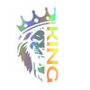 Ghjkldha Lion Car Decal Sticker, Car Lion Decal | Car Window Sticker Jungle Lion