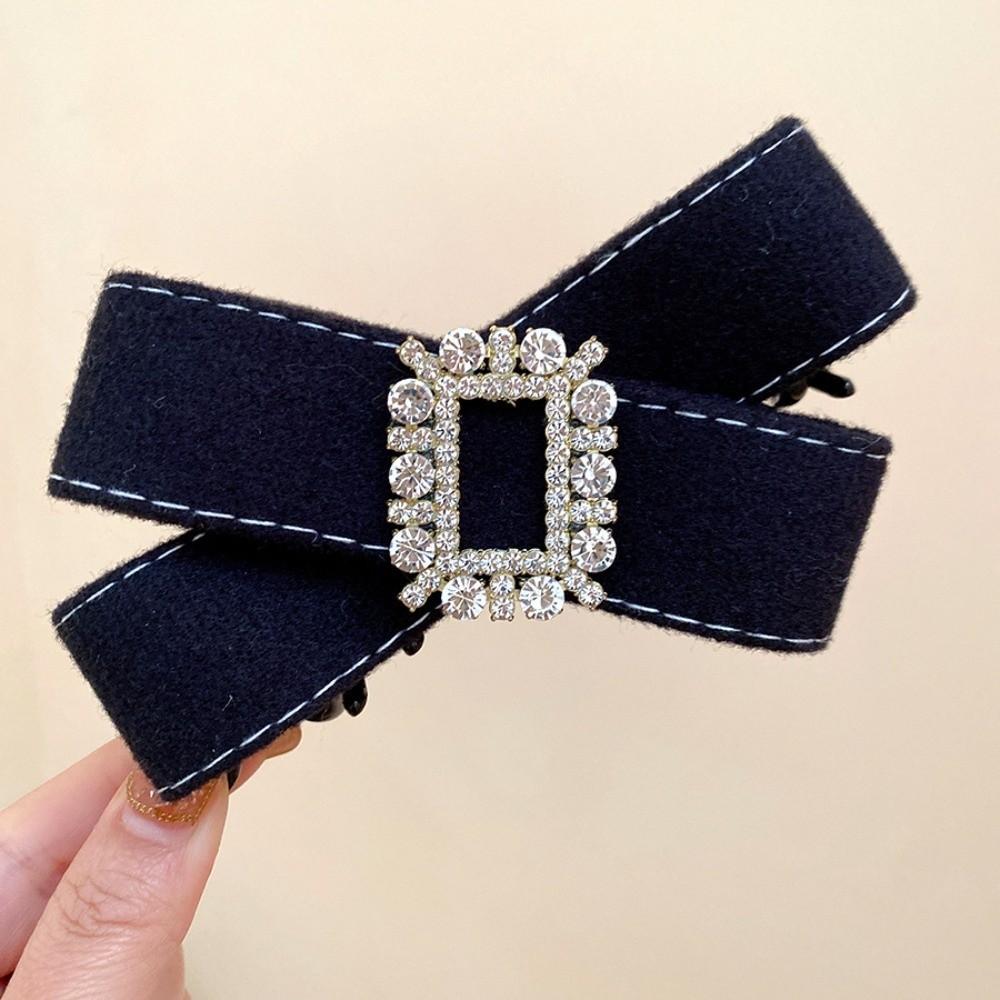 Korean Style Women Vertical Clip Plastic Ponytail Holder Shark Clip Bow Banana Clip  Party