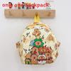 Backpack Children Capybara Zipper Design Adjustable Shoulder Schoolbag Straps