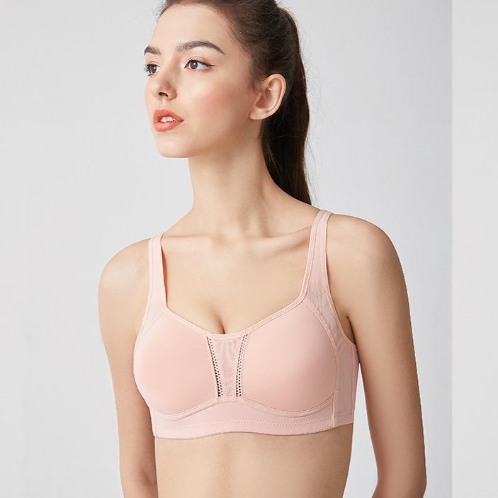 Dünner Push-up-BH Damenkollektion Accessoire-BH Übergröße Stoßfest und Nahtlos Sport-BH