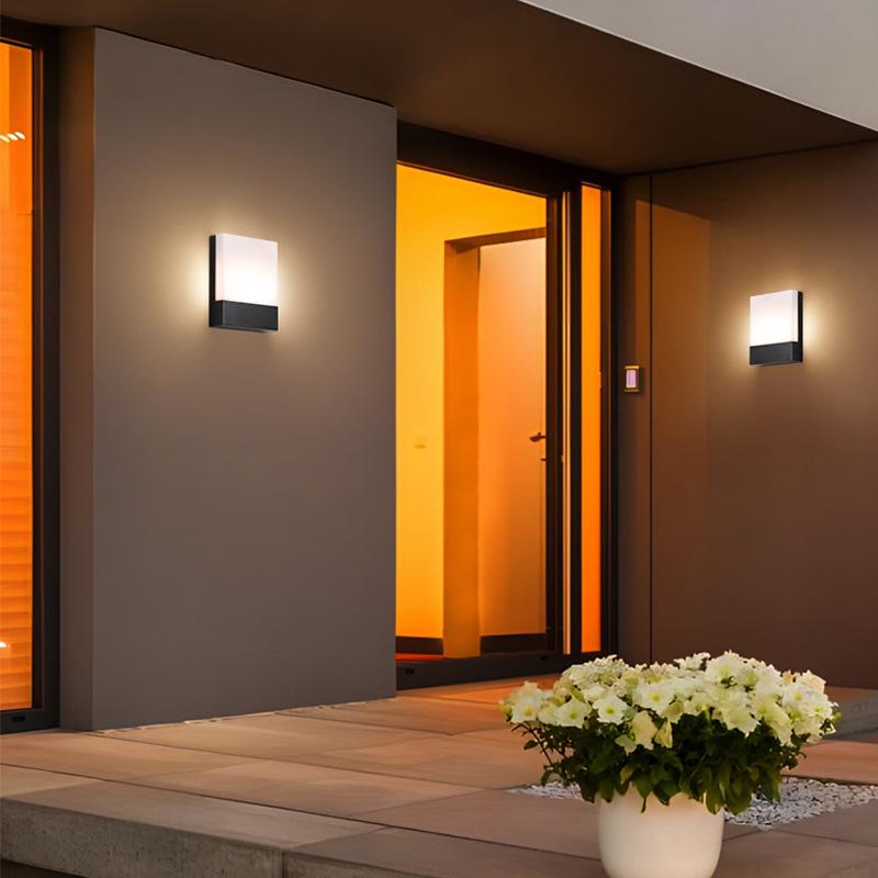 LED Waterproof Outdoor Wall Light for Balcony, Corridor, Courtyard, and Garden