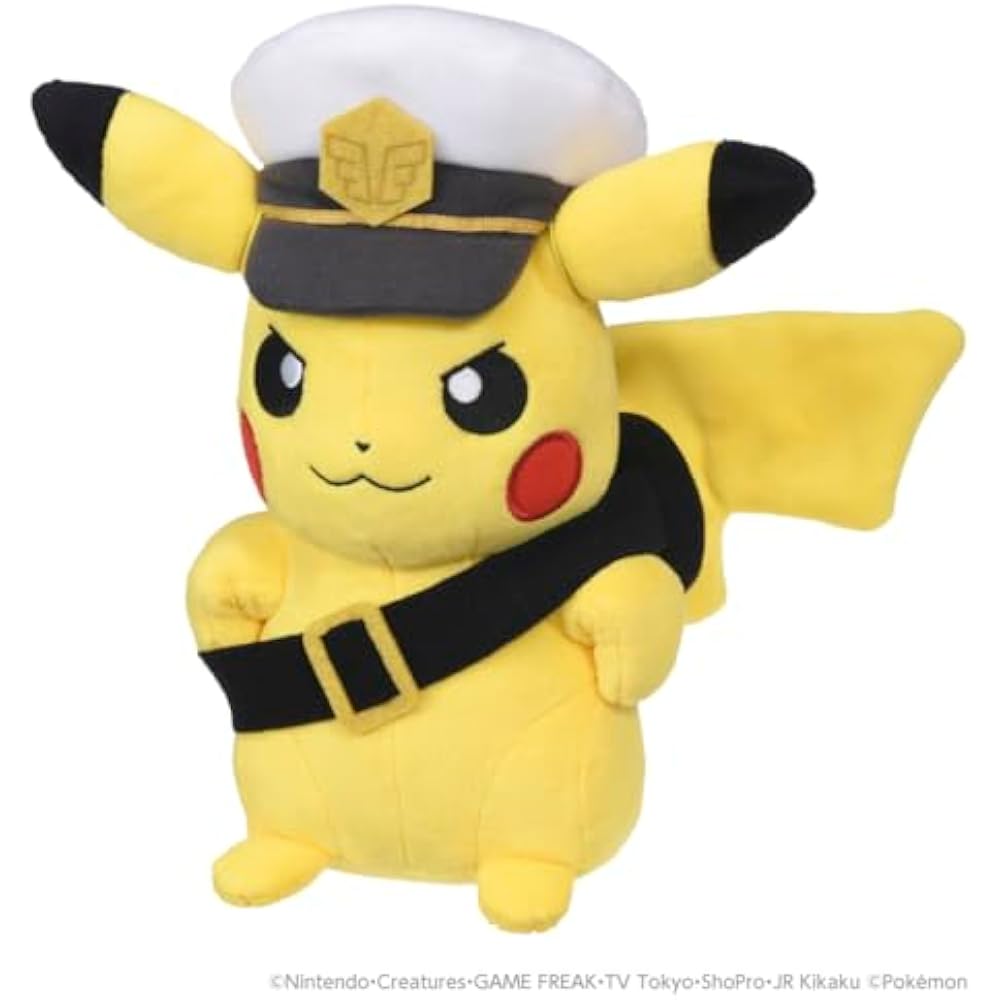 TAKARA TOMY (TAKARA TOMY) Pokemon Plush Toy Captain Pikachu Goggles ver.