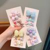 Spring And Summer Children'S Hairpin Cute Cartoon Hair Accessories Flower Bow Hairpin Baby Side Bangs Clip Headdress