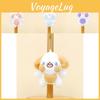Charming Dudu Bunny Plush Keychain Short Fur Stuffed Animal 11cm