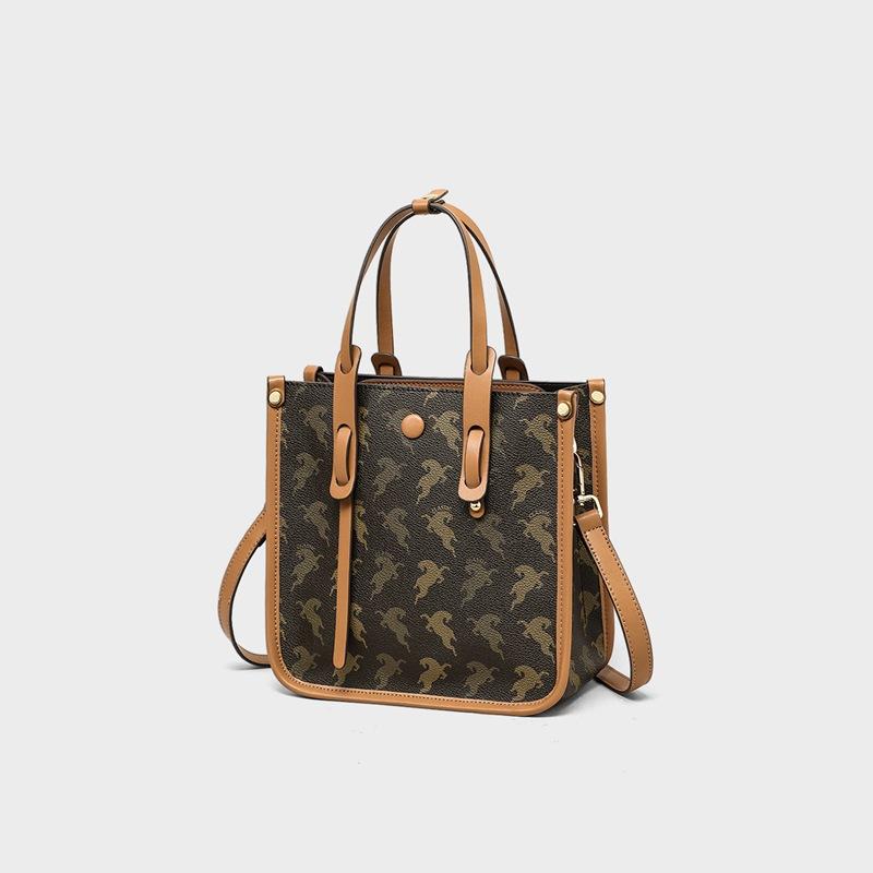 New Autumn and Winter Fashion Bucket Crossbody Bag Handheld Shoulder Bag Niche Light Luxury Casual Bag