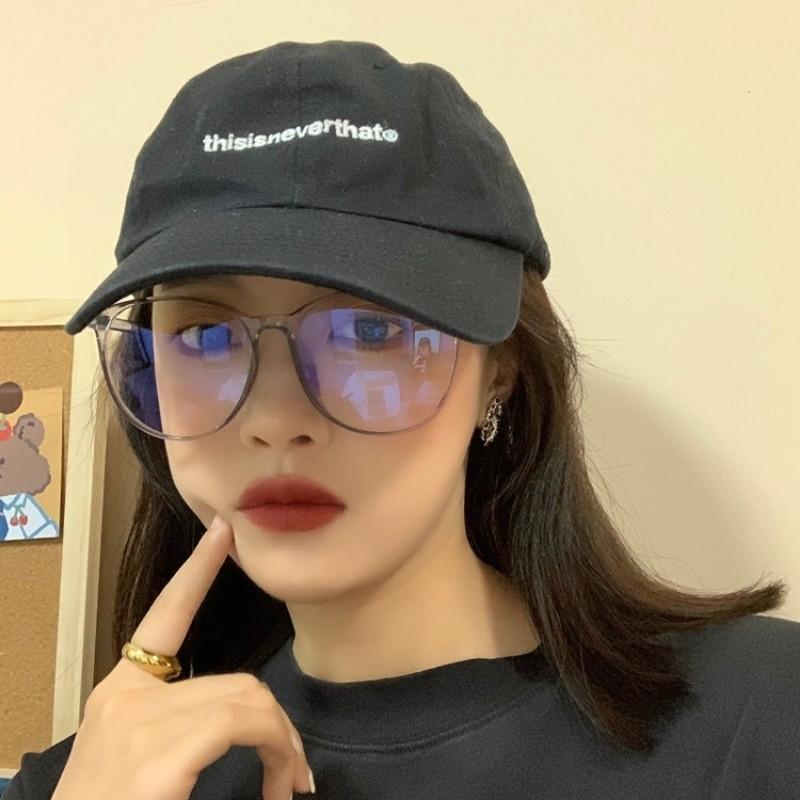4 Pairs of Fashionable Computer Eyeglass Frames for Men and Women, Anti Blue Light Circular Glasses