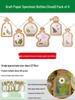 Handmade Transparent Bottle Embossing Film for Spring Plant Specimen Bookmarks