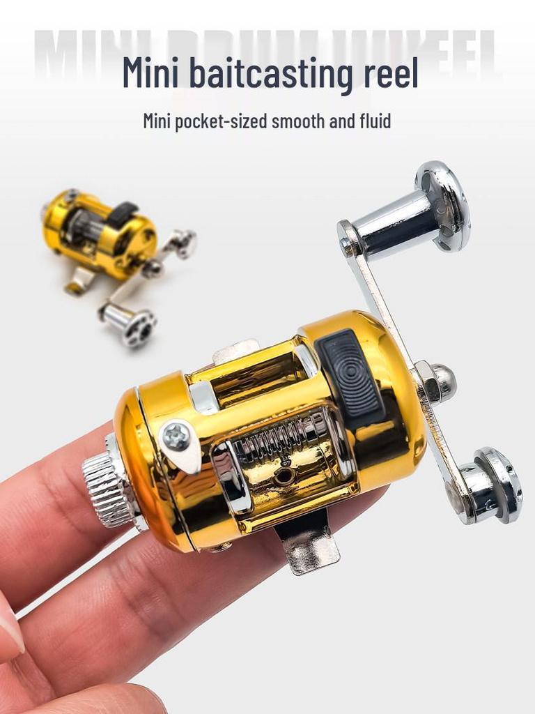 Mini Pen Fishing Rod Set: Ultra-Short Raft Rod with Reel for Convenient Parent-Child Fishing Adventures