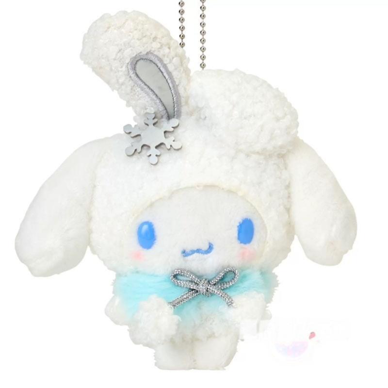First Snow Winter Collection Kuromi Kitty Melody Anime Plush Doll Pendant Snow Bunny Cinnamoroll Stuffed Animals Charm